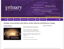 Tablet Screenshot of primary-pr.com